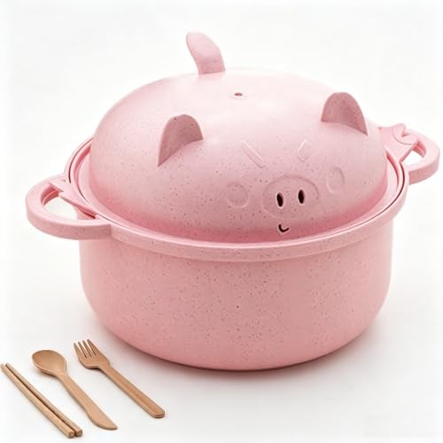 Cute pig microwave ramen - cute,